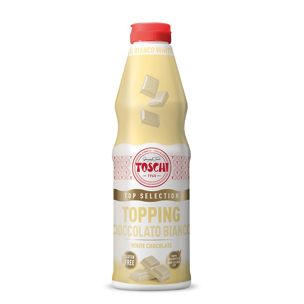 Italian Gourmet Topping Weiße Schokolade Sauce 6x900g mit Polpa