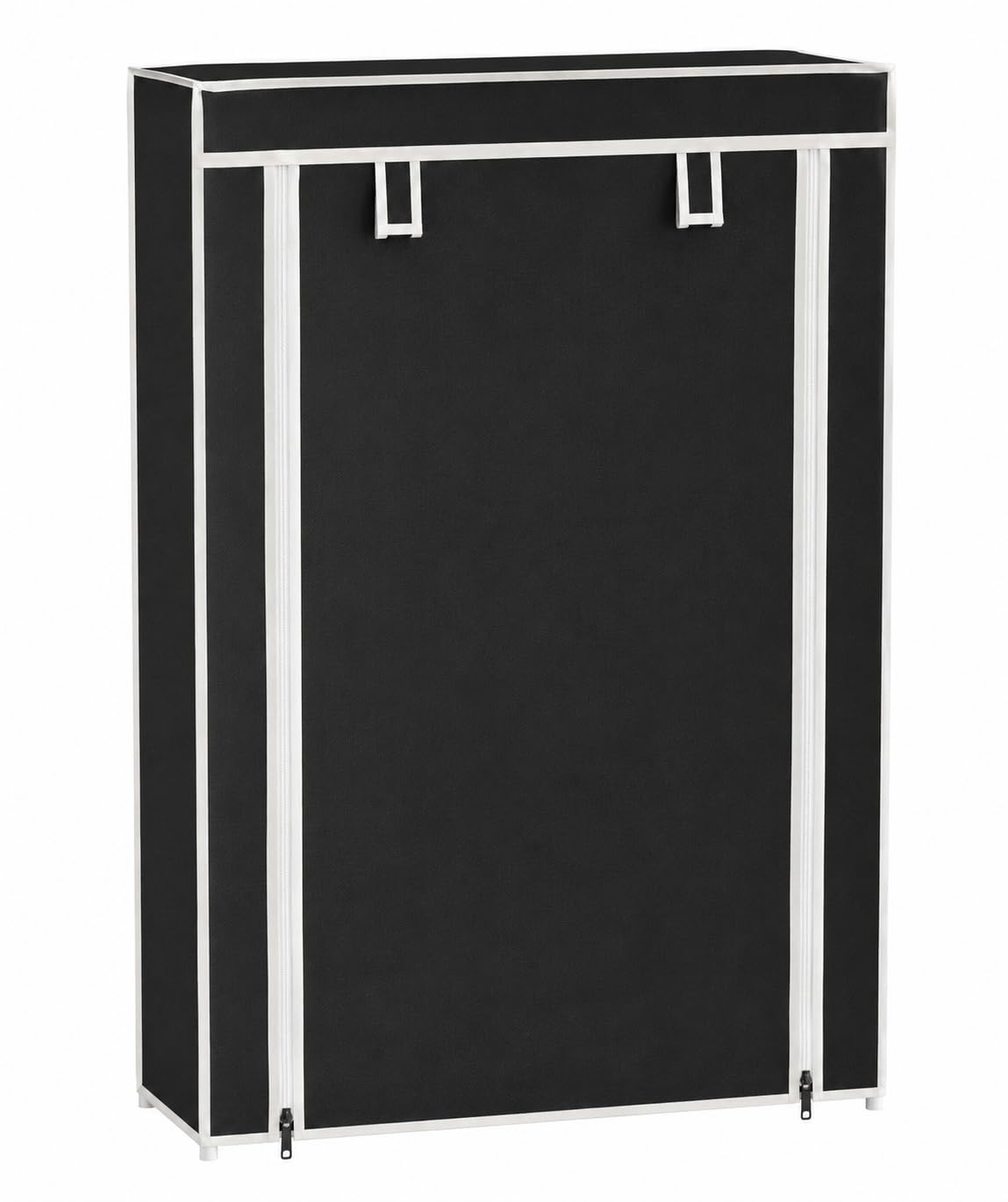 Cozmira 4 Layer Foldable Shoe Rack with Dustproof Cover | Large Capacity Shoe Organizer for Home, Bedroom, Entryway & Closet | Plastic Frame & Durable Fabric Storage Cabinet (Black, 55 x 30 x 72 cm)-picture-14