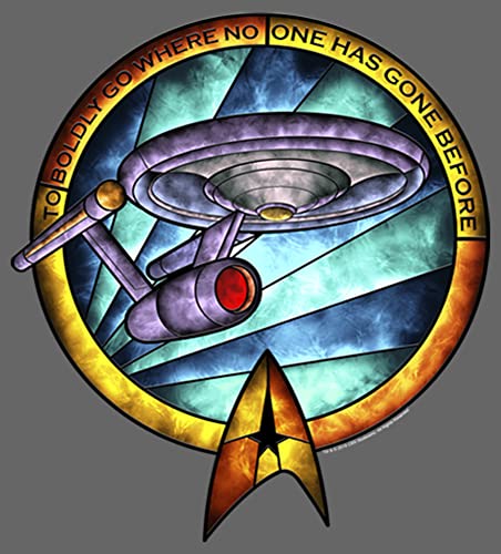 Fifth Sun Star Trek: The Original Series Stained Glass Girls Short Sleeve Tee Shirt2