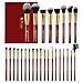 Produktbild DUcare Professionelles Makeup Pinsel Set 27pcs Schminkpinsel Kosmetikpinsel Makeup Brushes mit Geschenkbox - Rot