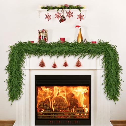 Zeqalb 9FT Norfolk Pine Garland