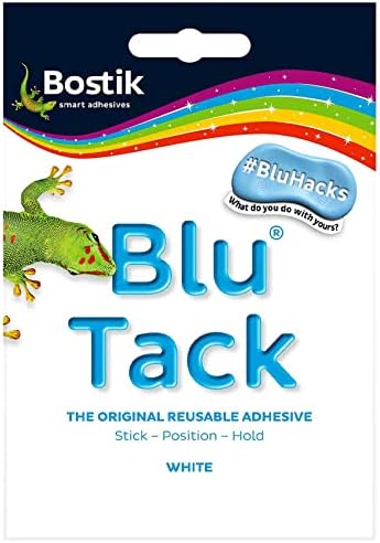 Bostik Blu Tack, Multipurpose Reusable Adhesive, Clean, Safe & Easy to ...