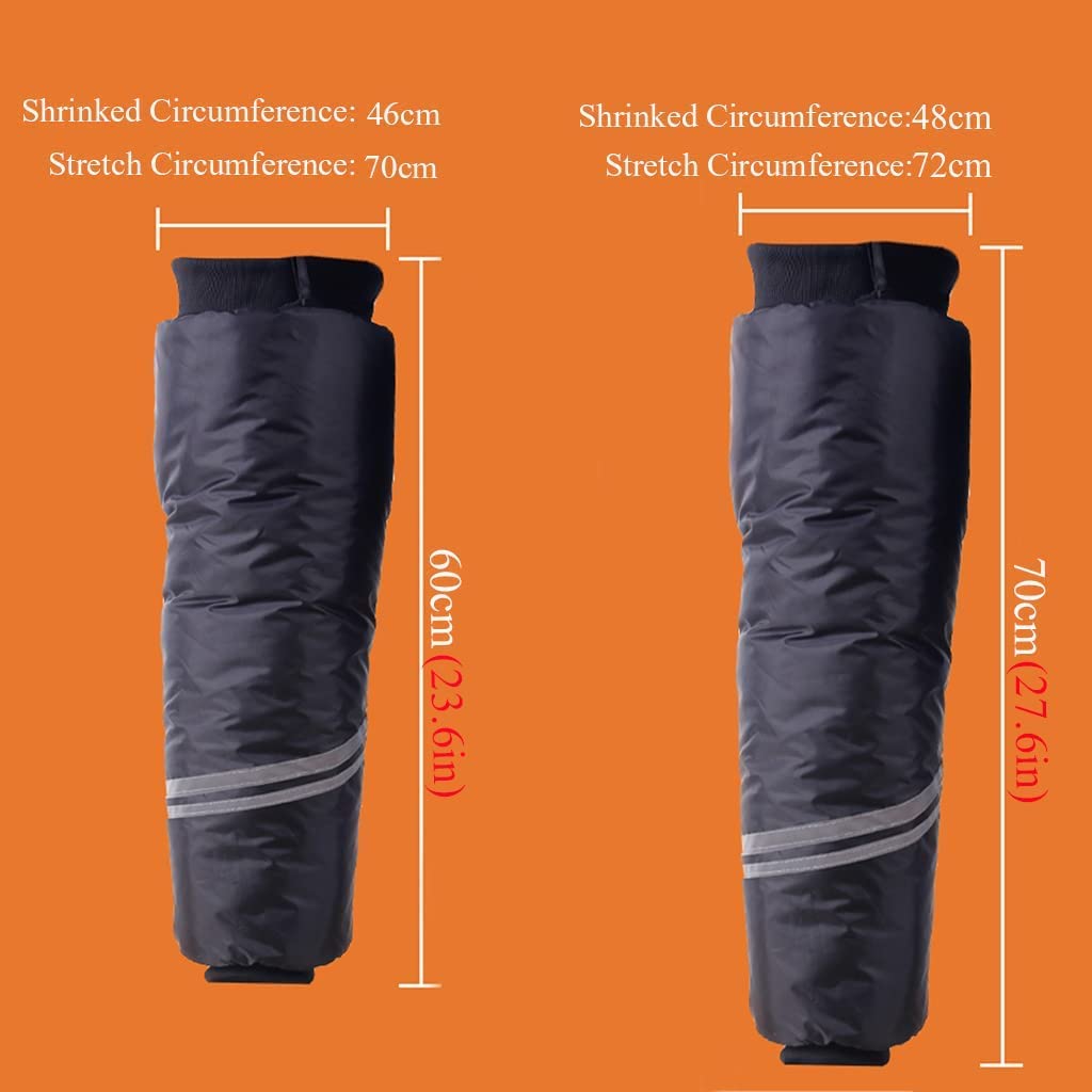 Calentadores de piernas, calentadores de rodillas, Ciclismo Protección contra el frío A prueba de viento Rodilla Cálido Artefacto Invierno Impermeable Rodilla Cremallera Espinilleras Diseño de tira re