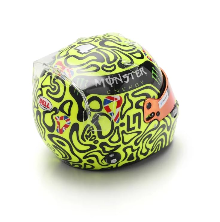 McLaren F1 Team 2025 Lando Norris Silverstone GP Winner Mini Casque 1/5 Collection Officielle