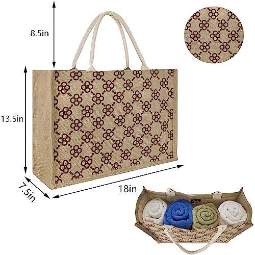 Image of Hibala Woven Large Beach Bag Straw Beach Tote Handmade Weaving Shoulder Tassel Bag Handbag