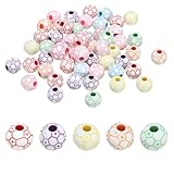 Anleitung: Die Sportperlen sind vorgebohrt, glatt und für einfaches Auffädeln konzipiert. Schnüren Sie sie einfach mit einem Gummiseil oder anderen Seil, ideal auch für die Dekoration im Urlaub und bei Geburtstagen.