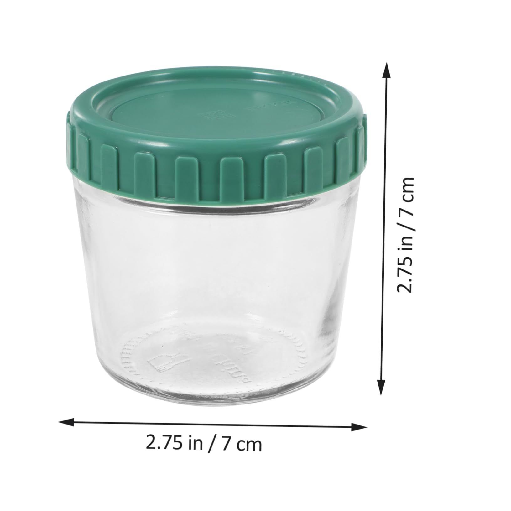 Cabilock 4piezas Frasco de Vidrio Sellado Recipientes de Vidrio Botes de Cocina para Almacenamiento de Azúcar y Té de Tarros Tapa Hermética para Cocina y Despensa