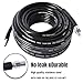 50FT Sewer Jetter Kit for Pressure Washer Water Jet Drain Cleaner Hose 1/4 Female NPT,Corner,Rotating and Button Nozzle Sewer Jetting Nozzle Pearl Corsage Pin Waterproof Tape with 2 Spanner