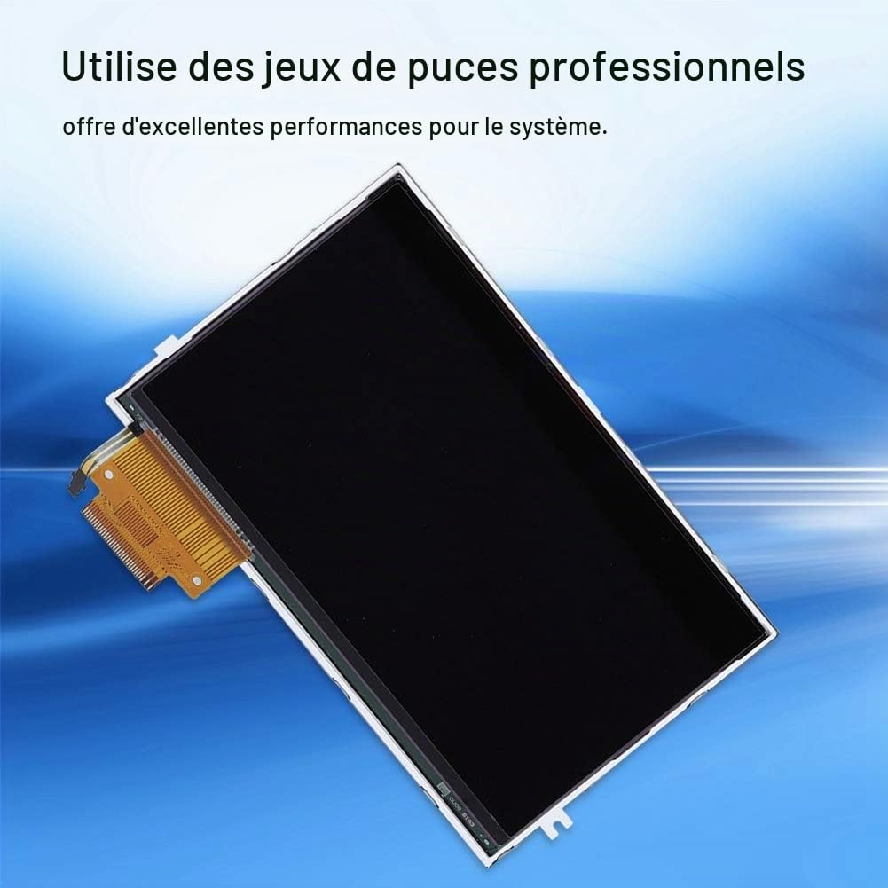 Diyeeni Ecran LCD de Remplacement pour PSP 2000/2001/2003/2004, Haute Précision d'ajustement et Installation Facile Pièces de Rechange pour PSP