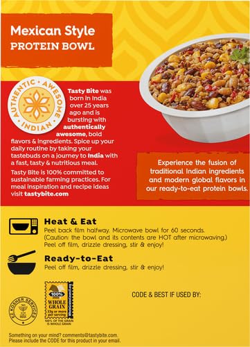 Miniatura 3 de Tasty Bite Tazón de proteína mexicana de 8.8 onzas