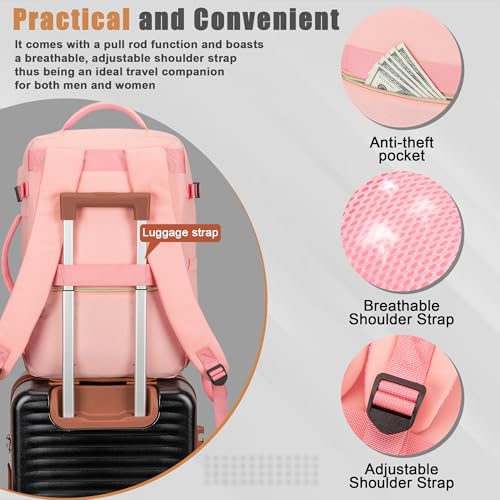 Image of 40L Travel Backpack, Flight Approved Carry On Laptop Backpack