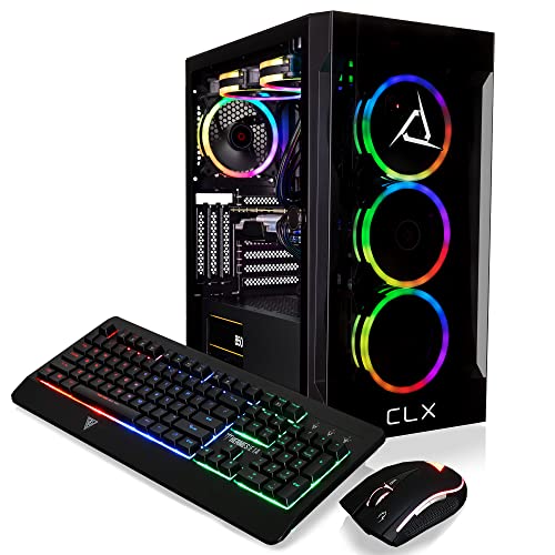 Clx Set Vr-Ready Gaming Desktop - Liquid Cooled Amd Ryzen 9 7900X 4.7Ghz 12-Core Processor, 32Gb Ddr5 Memory, Geforce Rtx 4080 16Gb Gddr6X Graphics, 1Tb Ssd, 4Tb Hdd, Wifi, Windows 11 Home 64-Bit #TOP4