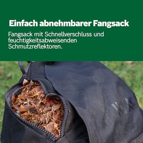 Bild 3 - Bosch elektrischer Laubsauger/Laubbläser UniversalGardenTidy 3000 (3000 W, Fangsack 50 l, stufenlose Drehzahleinstellung, zum Blasen, Saugen und Häckseln von Laub, in Kartonverpackung)