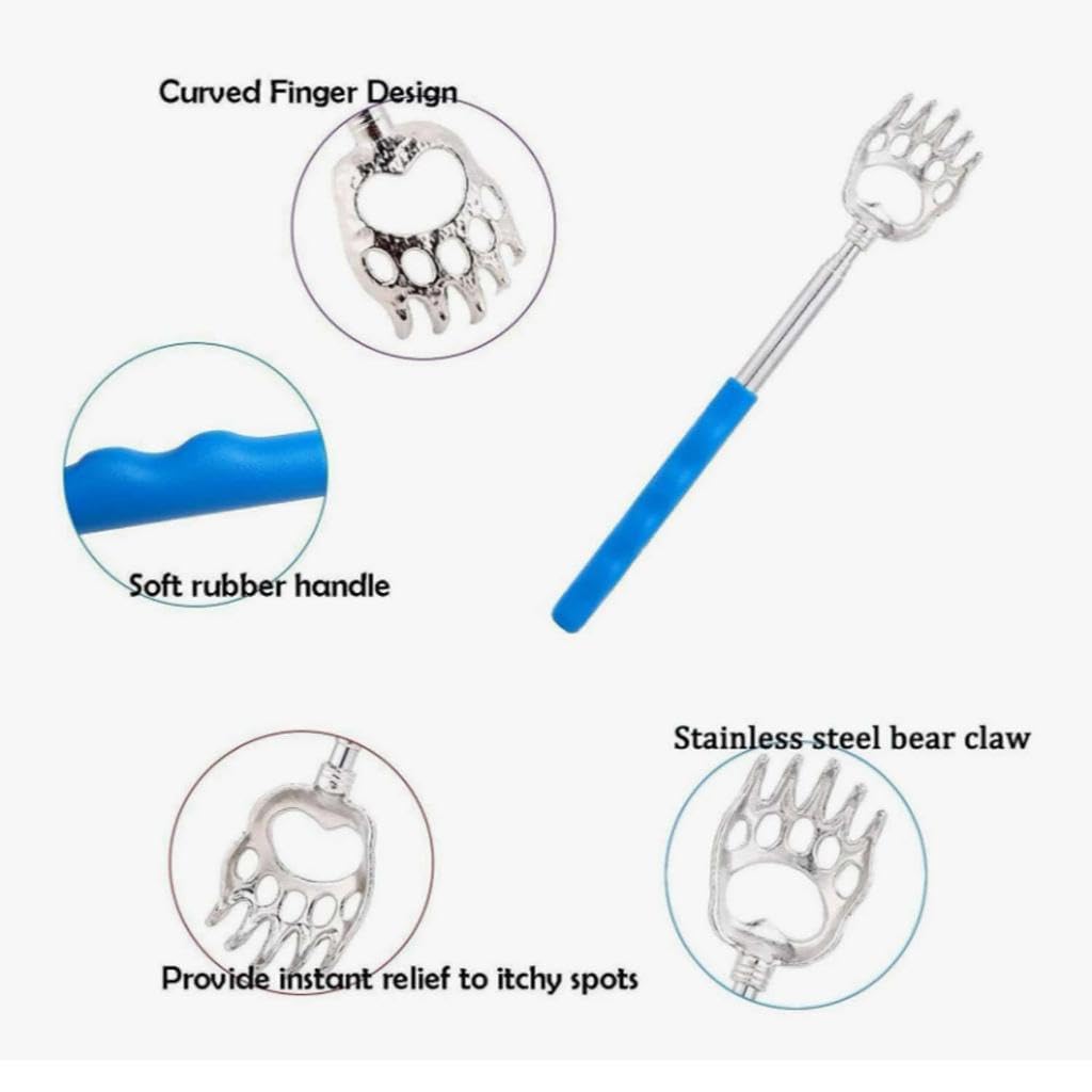 BUFFER® Pratik Kolay Teleskopik Metal Sırt Kaşıma Kaşağı Aleti Aparatı