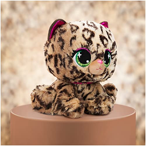 Gund P.lushes Designer Fashion Pets Sadie Spotson Leopard Cat Plush, Premium Stuffed Animal, Black And Pink, 6” #TOP5