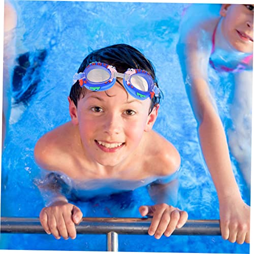 Kisangel 4 Pçs Óculos De Natação Infantil De Desenho Animado Óculos De Adulto Óculos De Criança Ócul
