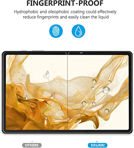 Sparin 2 Pack Screen Protector Compatible With Samsung Galaxy Tab S8/ Galaxy Tab S7 11 Inch, Tempered Glass, Alignment Frame (Sm-X700/X706/T870/T875/T878) #TOP5