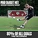QuickPlay Futsal Soccer Target Net 9.8 x 6.5ft - Soccer Goal Target Net with 7 Pockets for Shooting Accuracy, Rebound Training Net for Indoor, Backyard and Team Practice