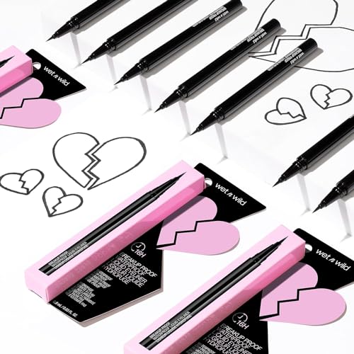 Wet N Wild 1111509 Mega Last Breakup Proof Liquid Eyeliner - Ultra-Fine Brush, Waterproof thumb #15