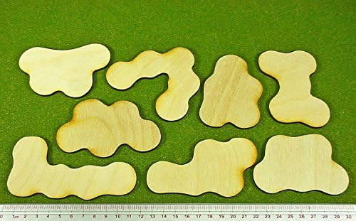LITKO Terrain Bases | Compatible with 40K & Age of Sigmar | 3mm Plywood