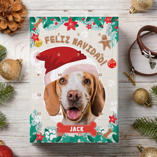 Transparent Gift Calendario de Adviento Personalizado con Foto y Nombre