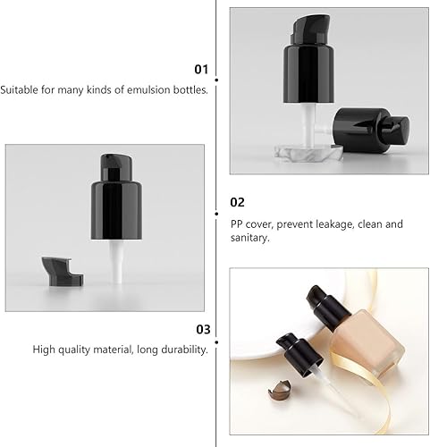 Miniatura 4 de FOMIYES Dispensador de bomba de boquilla cosmética de cabeza de loción de plástico, dispensador de jabón de manos, dispensador de jabón líquido