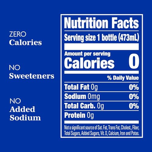 Image of Saratoga Spring Water Bottles, 12 Pack - Still Bottled Water - Recycled PET Plastic Bottles - 28 Fl Oz