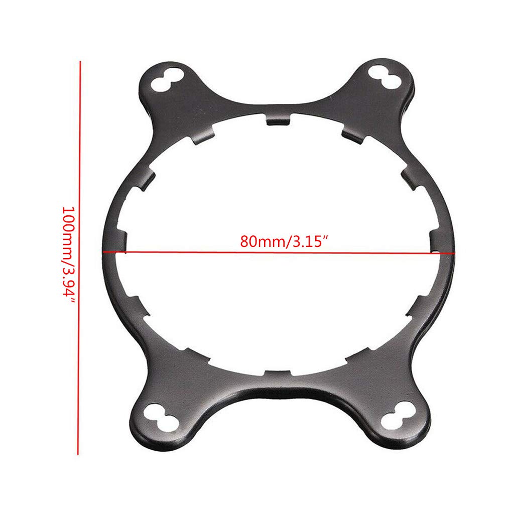 MEETOOT Staffa Di Montaggio Per Dissipatore CPU - Backplate Universale Per Socket Intel LGA 775/115x/1366/1200/1700/1800/2011, 2 Pezzi