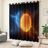 【Protection de la vie privée】Ce rideau occultant épais protège votre vie privée et bloque les regards extérieurs. Idéal pour les rideaux et draperies intérieurs, il convient au salon, à la chambre, au bureau ou à la cuisine, offrant un espace sûr et confortable