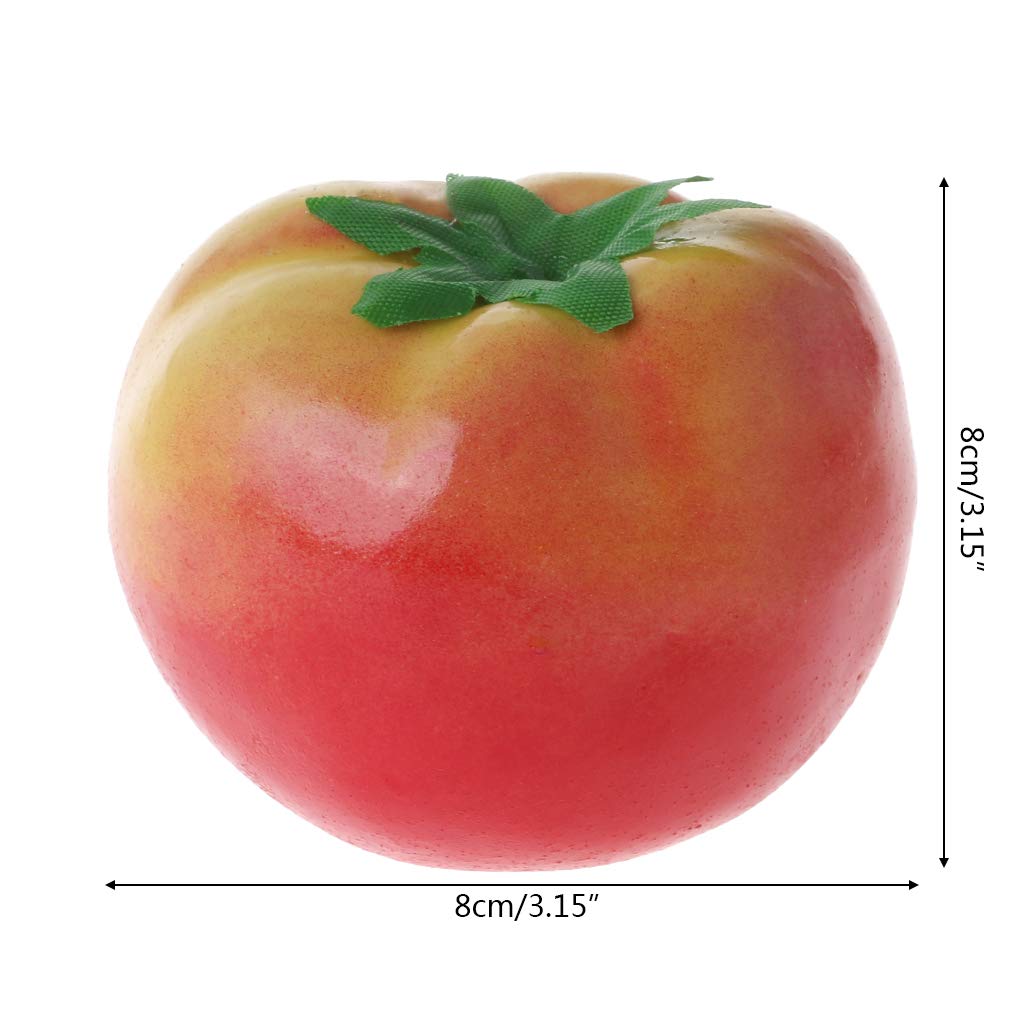 Mllepjdh Simulation Artificial Tomato Fault Fake Fruit Home Party Decor Artificial Fruits for Decoration Artificial Fruits and Vegetables for Decor Artificial Fruit Decoration Fruits