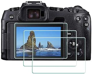 EOS RP Glass Screen Protector for Canon EOS RP Mirrorless Digital Camera, ULBTER 9H Tempered Glass Screen Protector Edge to Edge Protection,Anti-Scrach Anti-Fingerprint Anti-Dust Anti-Bubble [3 Pack]