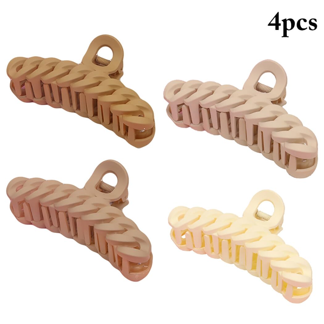 4 pinzas grandes y fuertes para el cabello, accesorio de pinza para el cabello
