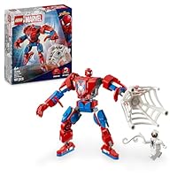 LEGO Marvel Spider-Man Mech vs. Anti-Venom - Super Hero Figure Building Toy with 2 Minifigures for Imaginative Role Play - Gift for 6 Plus Year Old Boys and Girls 76308
