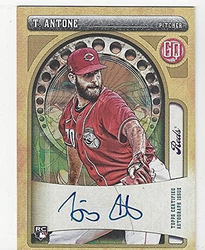 Tejay Antone Hand Signed Autographed Collectible Baseball Card - 2021 Topps Gypsy Queen Baseball Card #GQA-TA (Reds)
