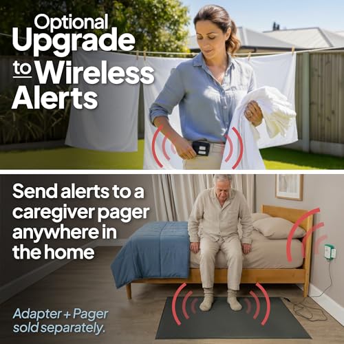Image of Floor Mat Exit Alarm for Seniors Fall Prevention & Anti-Wandering - Economy System
