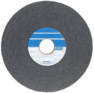 Norton 66261055207 8x1x3 In. Bear-Tex Series 1000 Silicon Carbide Fine Grit Non-Woven Convolute Wheels, Density 6, 3 pack
