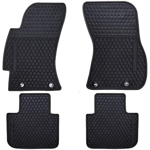 Ucaskin Car Floor Mats Custom Fit for Subaru Outback/Subaru Legacy 2019 2018 2017 2016 2015 Odorless Washable Rubber Foot Heavy Duty All Weather Car Floor Liner-Black Cover