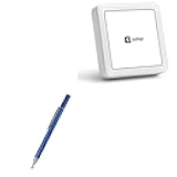BoxWave Stylus Pen Compatible with SumUp Solo - FineTouch Capacitive Stylus, Super Precise Stylus Pen - Lunar Blue