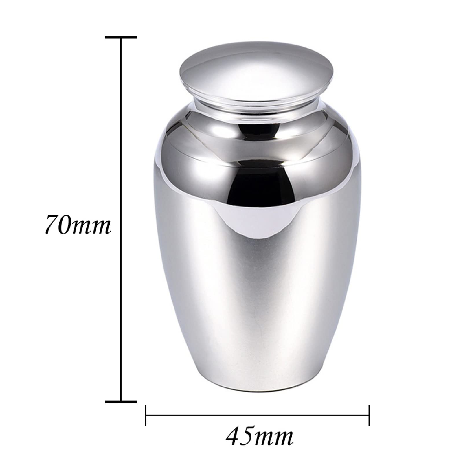 Amazon.co.jp: LZHLMCL ミニ骨壷 70mm葬儀灰壺小さな火葬壺棺容器ミニ