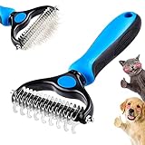 💝Gracias a los dientes redondos del peine, depilar el pelo de los animales se ha convertido en algo fácil y agradable. Le permite eliminar el pelo de las mascotas fácilmente y hacer que su mascota sea hermosa, ordenada y hermosa.