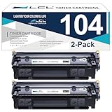LCL Compatible Toner Cartridge Replacement for Canon CRG-104 FX-9 FX-10 ImageClass D420 D480 D450 MF4100 MF4150 MF4270 MF4350d MF4370dn FAXPHONE Printer L90 L120 LBP-2900 LBP-3000 (2-Pack Black)