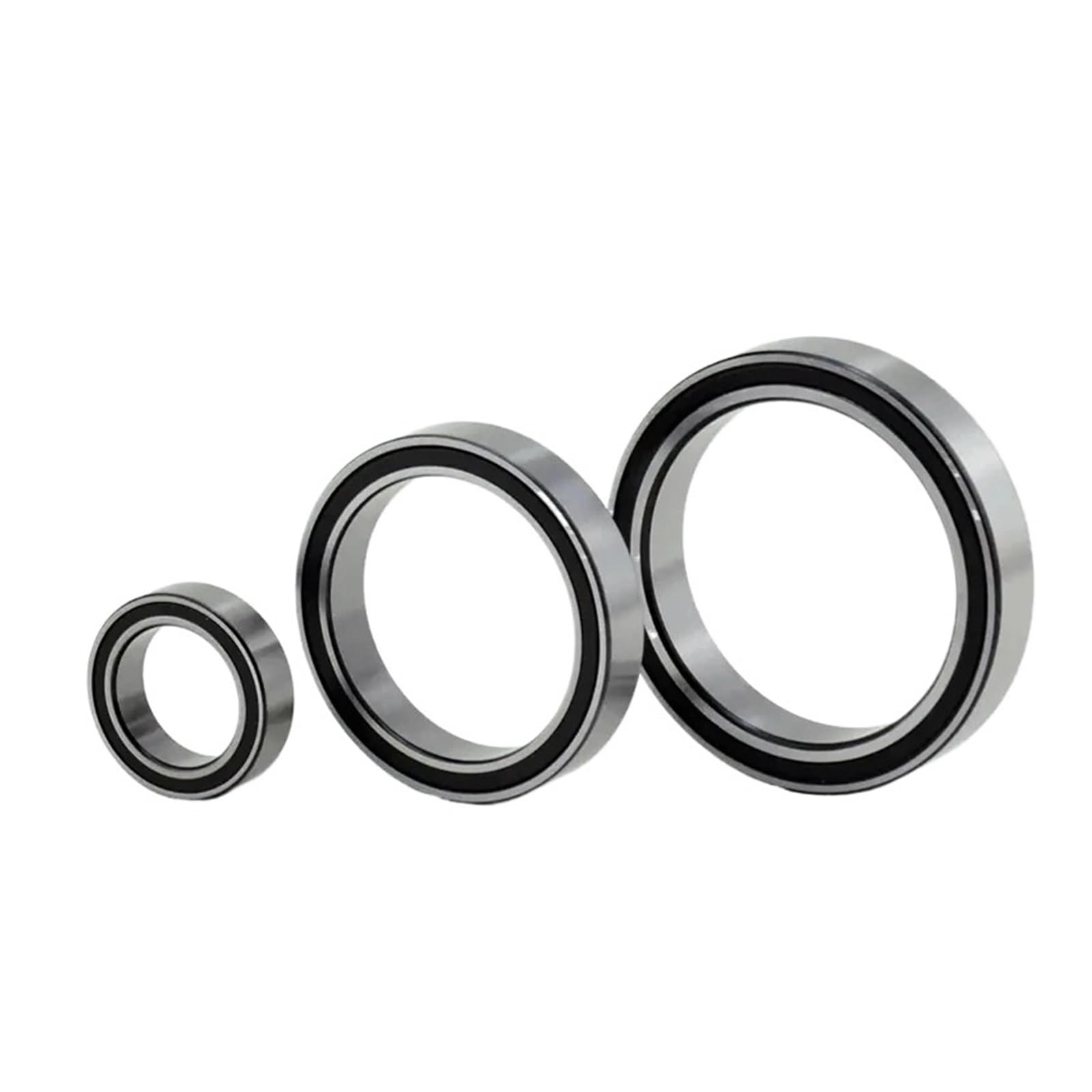 1 pz Cuscinetti a Sfere a Contatto Obliquo a Doppia Corona di Parete Sottile Serie 3000 3800 3900 10 12 15 17 20 mm 3804 (Size : 3003-2RS)