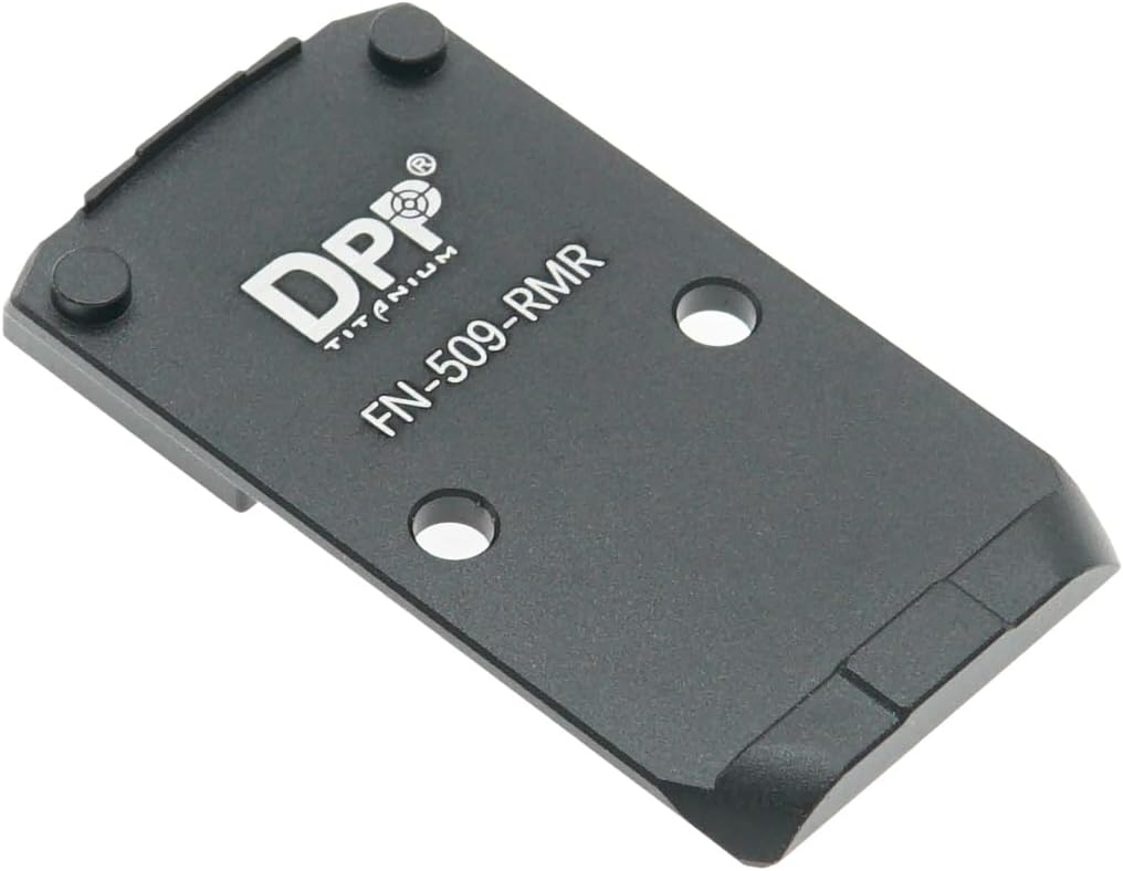 DPP Titanium Optic Adapter Plate for FN 509/510 / 545 MRD/Tactical/Edge– Compatible with Trijicon RMR/RMR HD/SRO & Holosun 407C / 507C / 508T and Osight C/XR –FN-509-RMR