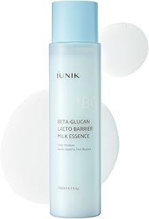 IUNIK Beta-Glucan Barrier Milk Essence, Hydrating & Barrier Care for Sensitive Dry Skin, Lightweight Daily Essence, 200ml / 6.7 fl oz