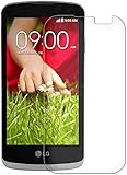 AceSoft Designed Compatible with LG Optimus Zone 3 VS425PP Tempered Glass Screen Protector, 9H Hardness, Easy to Install, Bubble Free, Case Friendly