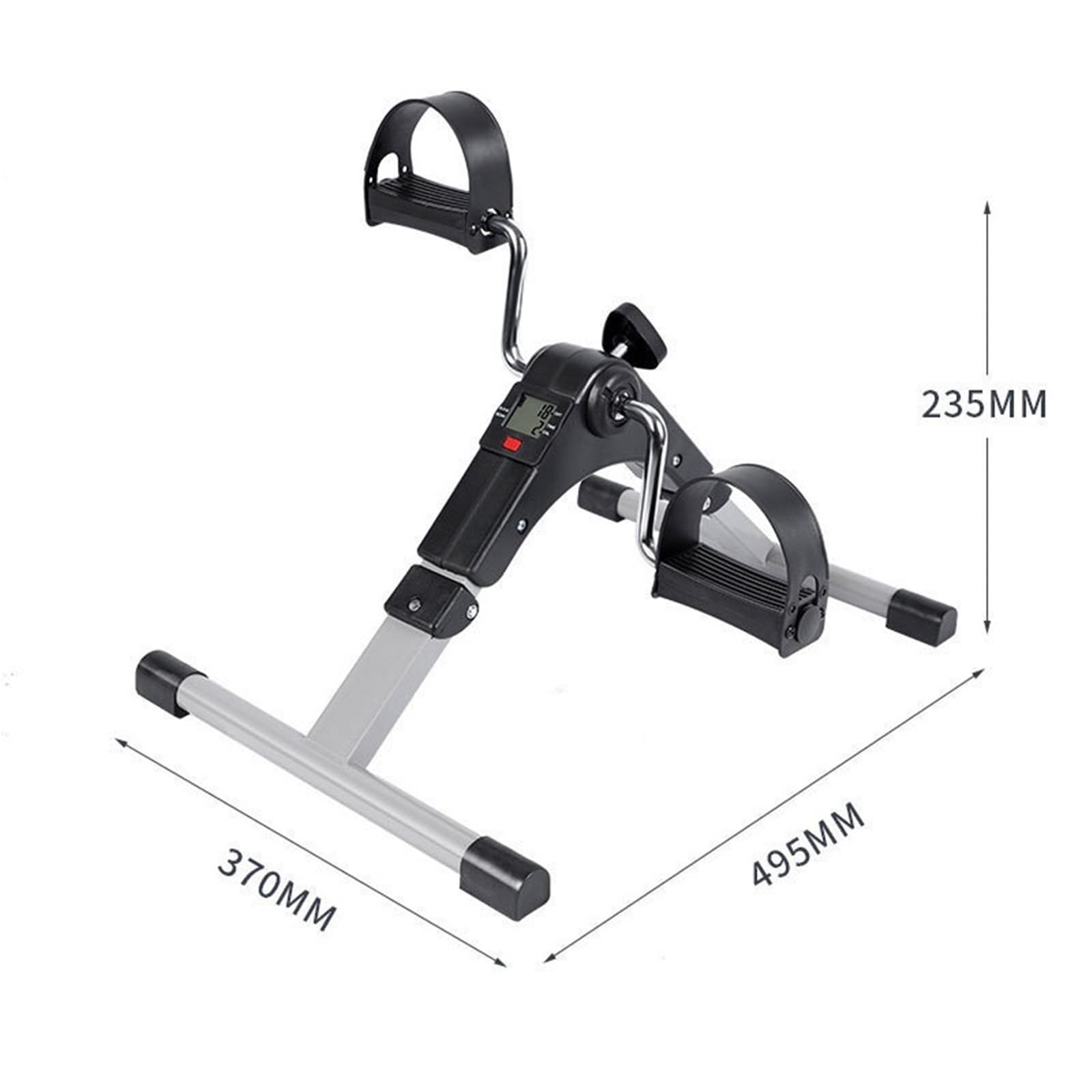 Mini cyclette a pedali Mini bici pieghevole for uso domestico Cyclette for anziani Stepper for allenamento fitness completo for gambe for interni