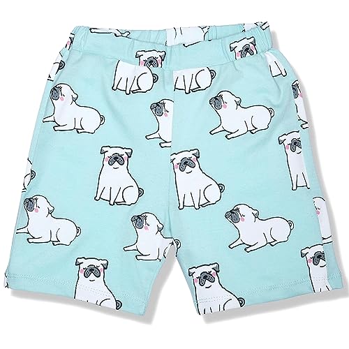 Image of Be Awara Kids Printed Half Sleeves T-shirt & Shorts Clothing Sets, 100% Cotton Soft Unisex Cord Set, Comfortable Wear for Kids With Cool Prints, Everyday Casual Wear for Boys & Girls