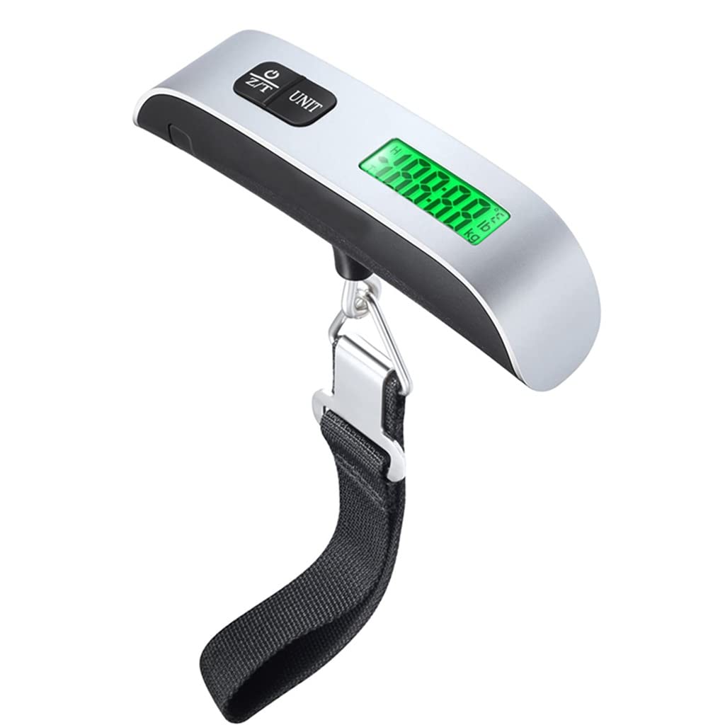 Bilancia digitale portatile 50kg 10G equilibrio elettronico bagaglio a sospensione valigia da viaggio pesata borsa peso strumento