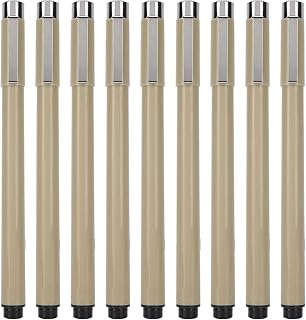 Juego de bolígrafos fineliner cóncavo-convexo con aguja segura, bolígrafo de tinta de dibujo impermeable, suministro de arte para dibujar
