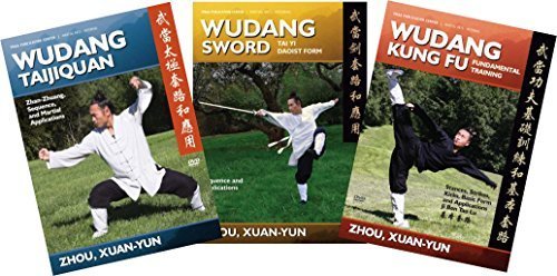 Wudang Tai Chi Video bundle: 3-DVD Kung Fu / Tai Chi / Martial Arts Wu Tang Taoist Master Zhou, Xuan-Yun (YMAA)